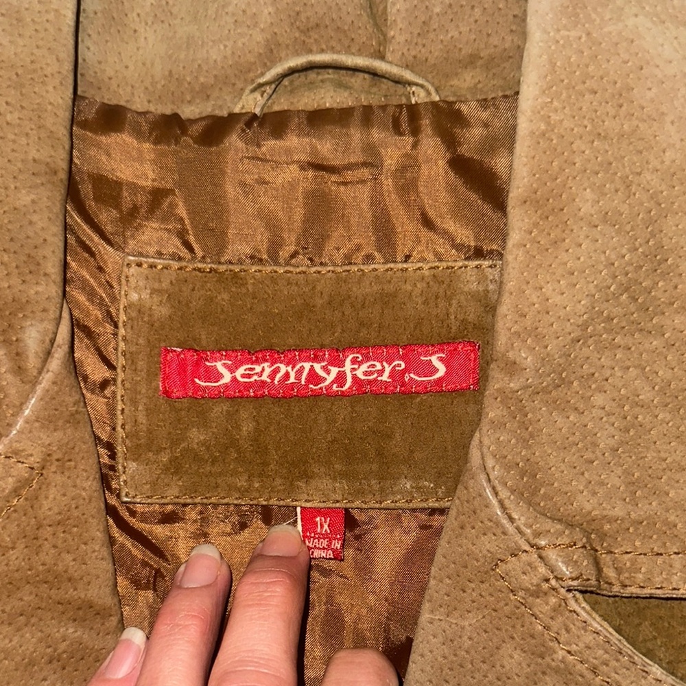 Jennifer J Brown Suede Blazer - Picture 2 of 11